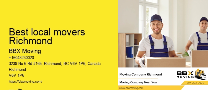 Best local movers Richmond