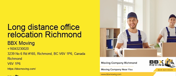 Long distance office relocation Richmond