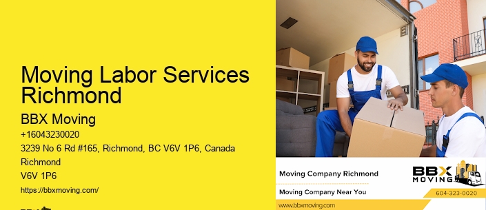 Moving Labor Services Richmond