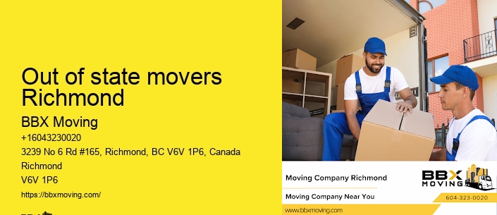Out of state movers Richmond
