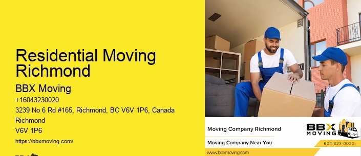Residential Moving Richmond