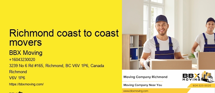 Richmond coast to coast movers