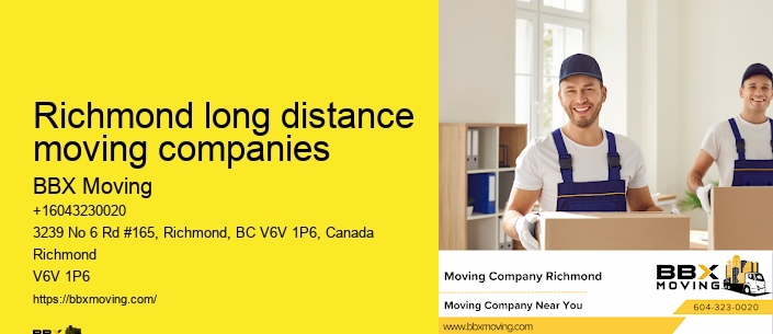 Richmond long distance moving companies