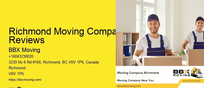 Richmond Moving Company Reviews