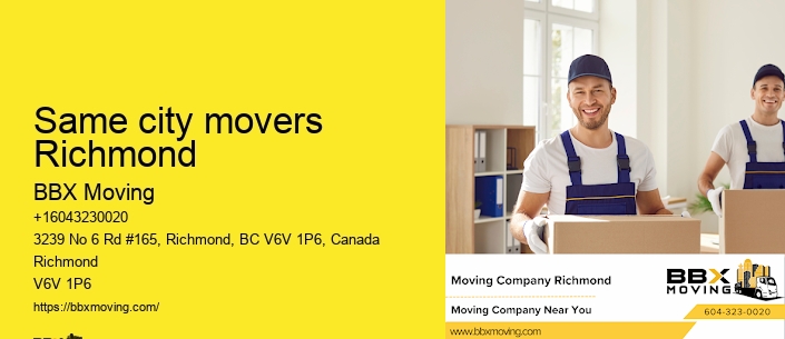 Same city movers Richmond