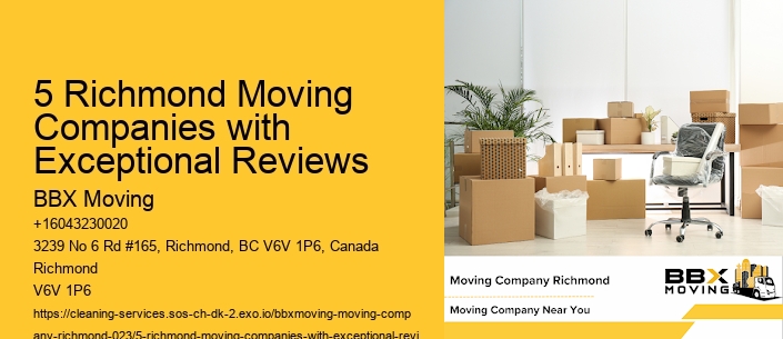 5 Richmond Moving Companies with Exceptional Reviews