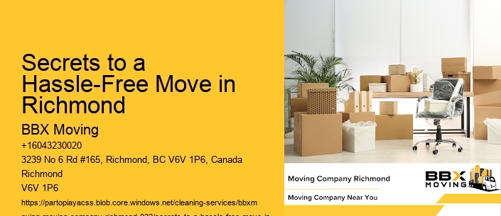 Secrets to a Hassle-Free Move in Richmond