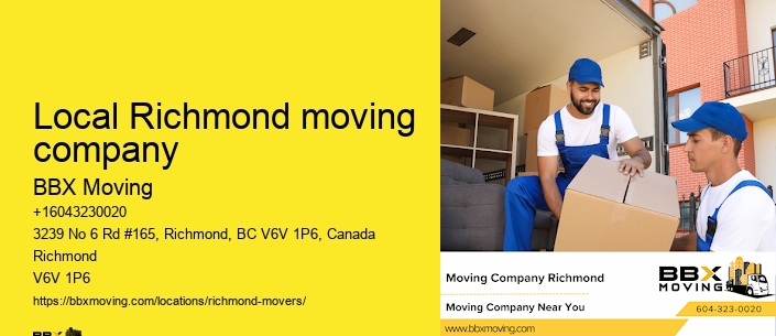 Local Richmond moving company
