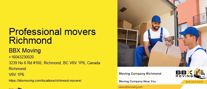 Professional movers Richmond