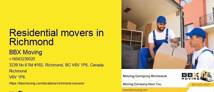 Residential movers in Richmond