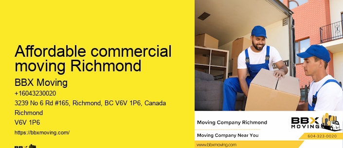 Affordable commercial moving Richmond