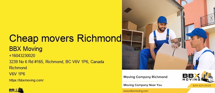 Cheap movers Richmond