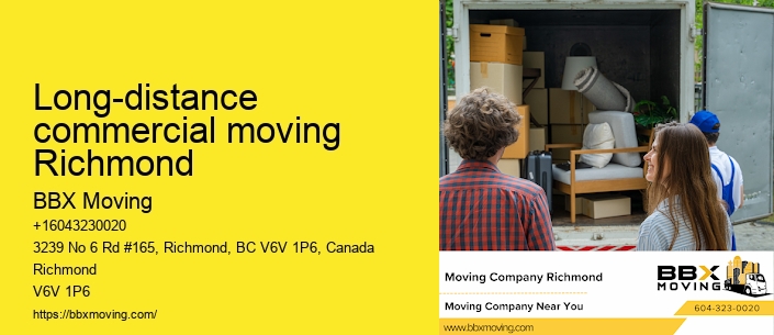 Long-distance commercial moving Richmond