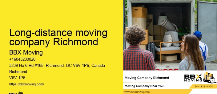 Long-distance moving company Richmond