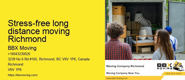 Stress-free long distance moving Richmond
