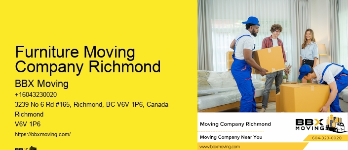 Furniture Moving Company Richmond