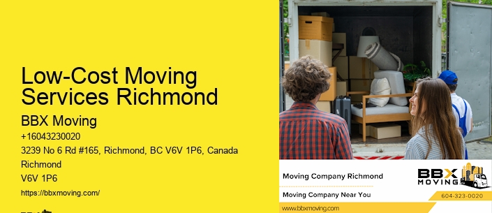 Low-Cost Moving Services Richmond