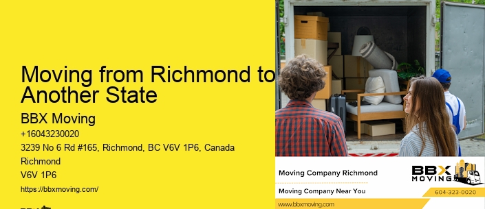 Moving from Richmond to Another State