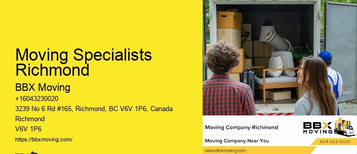 Moving Specialists Richmond