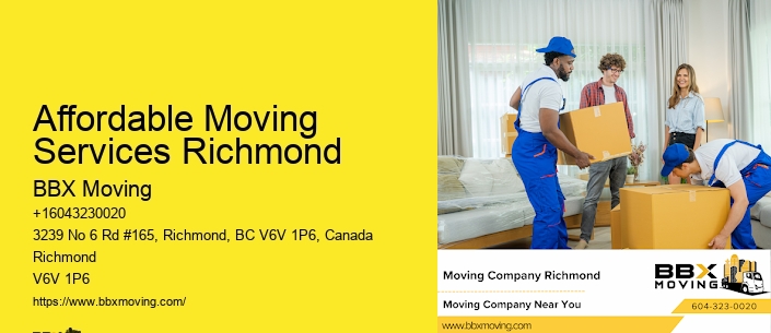 Affordable Moving Services Richmond
