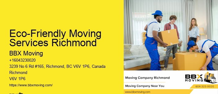 Eco-Friendly Moving Services Richmond