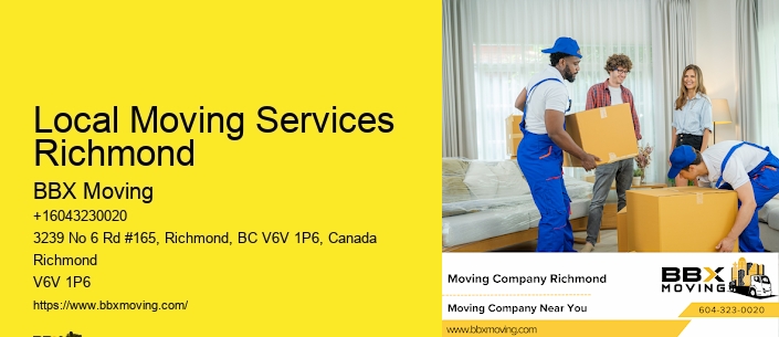 Local Moving Services Richmond