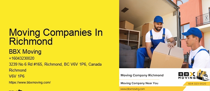 Moving Companies In Richmond