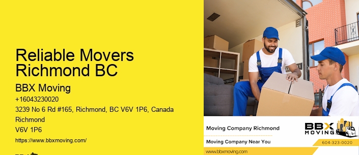 Reliable Movers Richmond BC