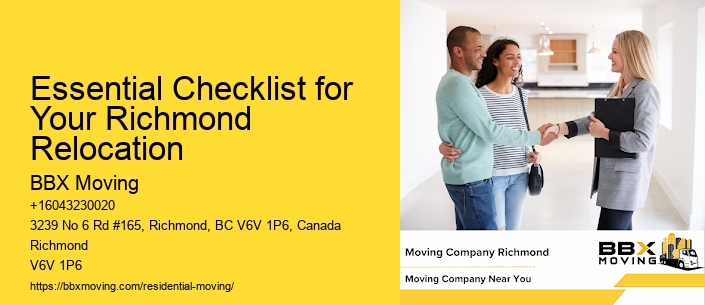 Essential Checklist for Your Richmond Relocation