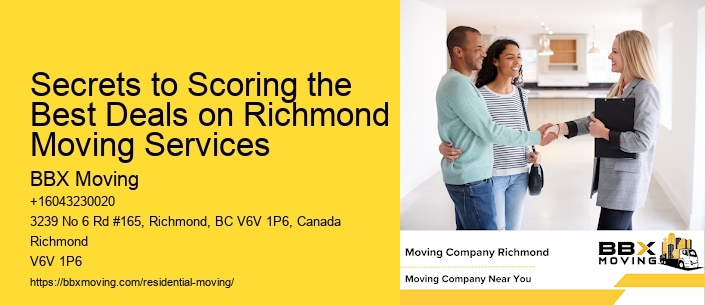 Secrets to Scoring the Best Deals on Richmond Moving Services