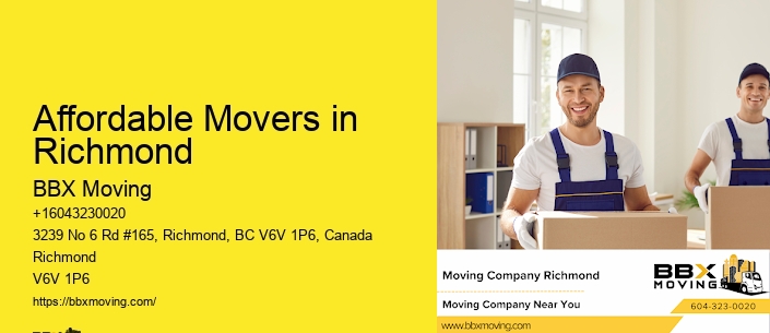 Affordable Movers in Richmond