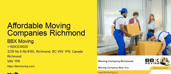 Affordable Moving Companies Richmond