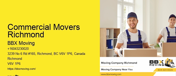 Commercial Movers Richmond