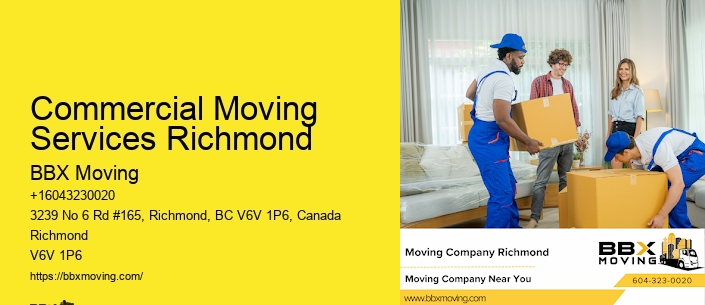 Commercial Moving Services Richmond