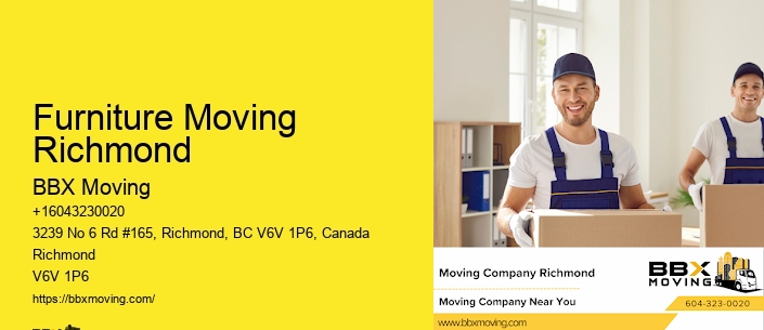Furniture Moving Richmond