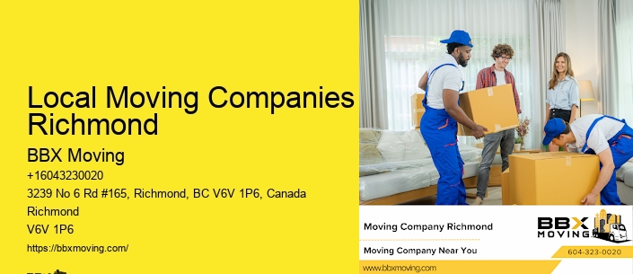 Local Moving Companies Richmond