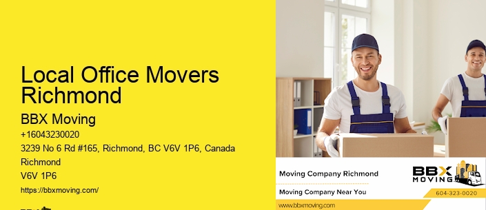 Local Office Movers Richmond