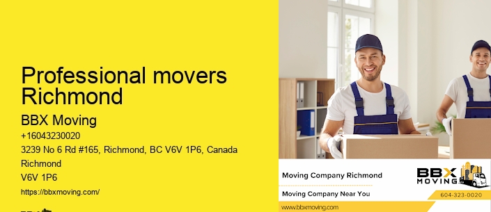 Professional movers Richmond