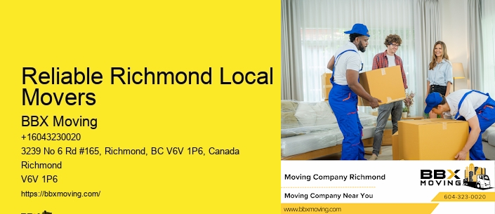 Reliable Richmond Local Movers