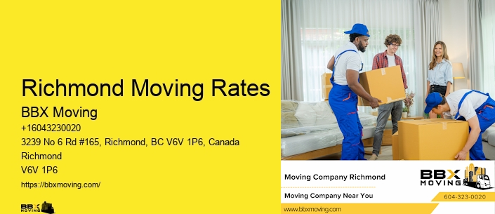 Richmond Moving Rates