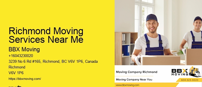 Richmond Moving Services Near Me