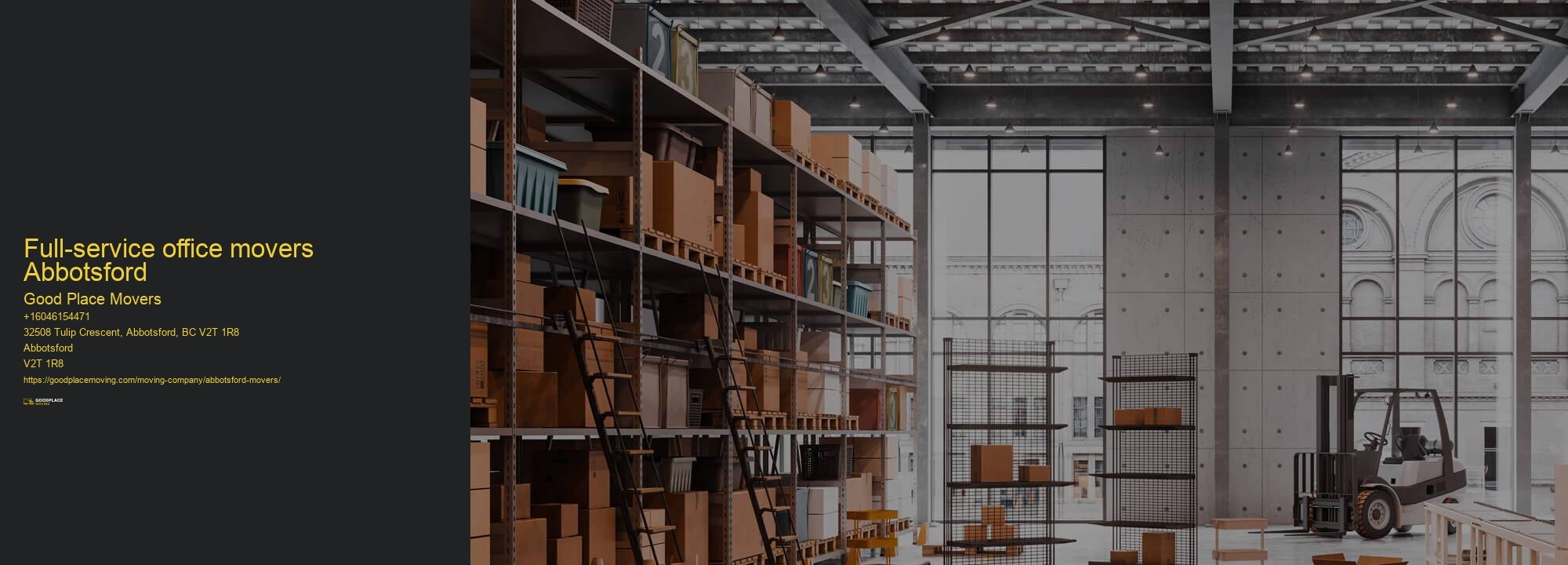 Full-service office movers Abbotsford